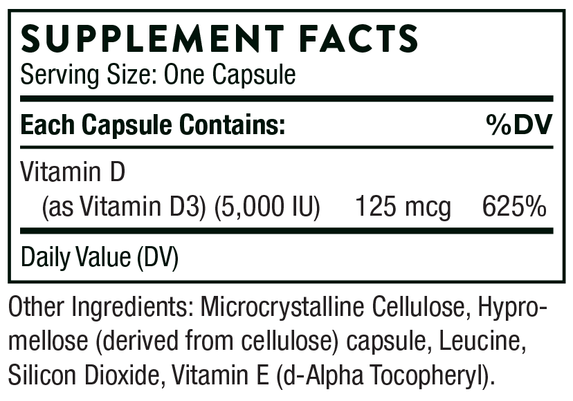 THORNE Vitamin D-5000 NSF