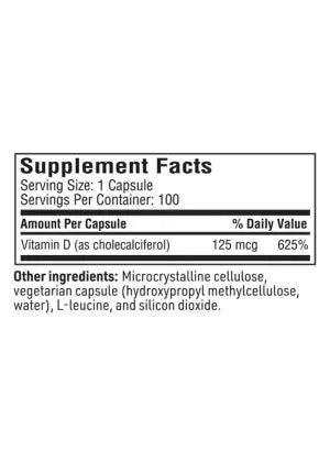 SFI HEALTH Vitamin D3 (125 mcg | 5,000 IU)