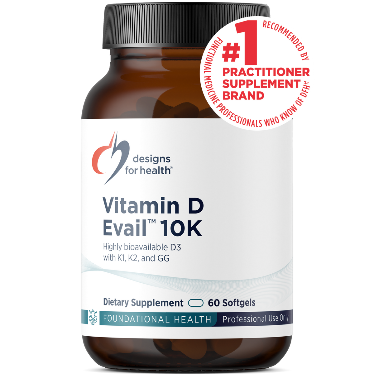 Designs for health Vitamin D-Evail™ 10K