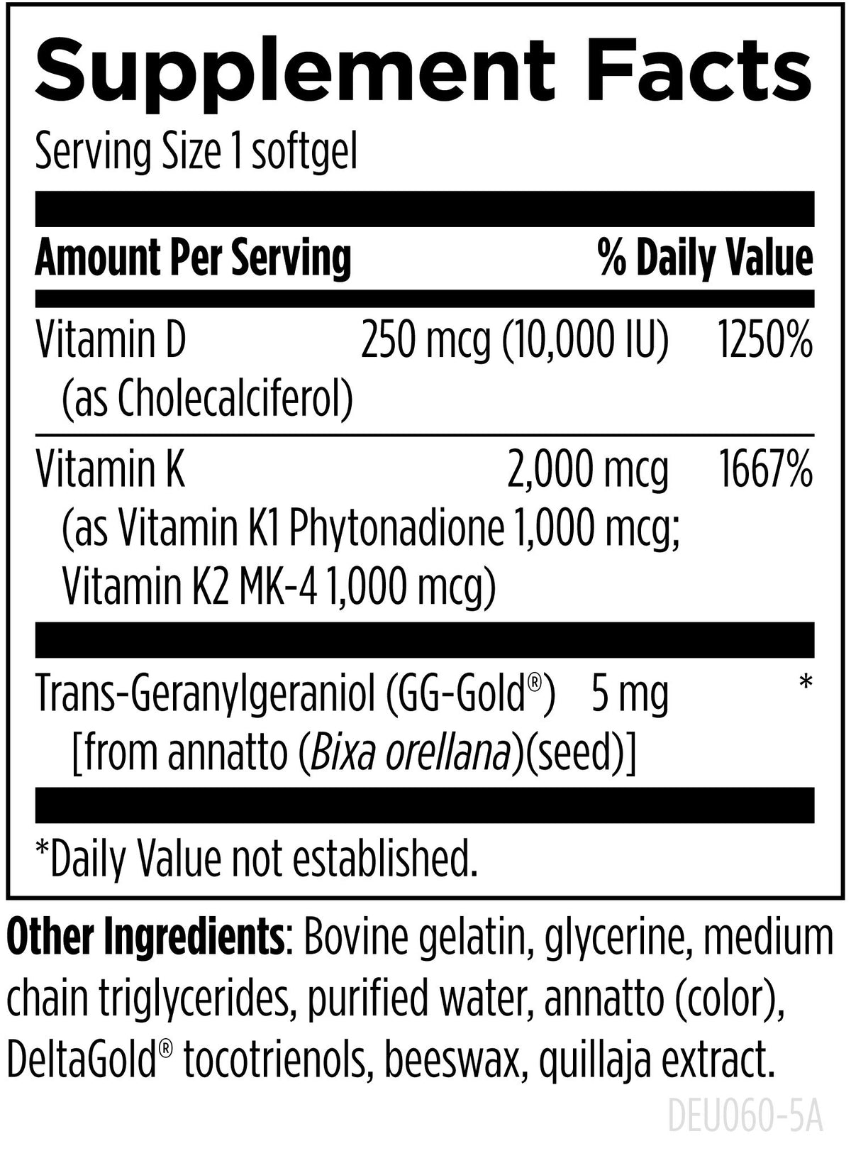 Designs for health Vitamin D-Evail™ 10K