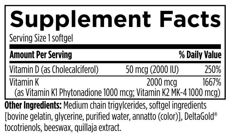 Designs for health Vitamin D + K Pro