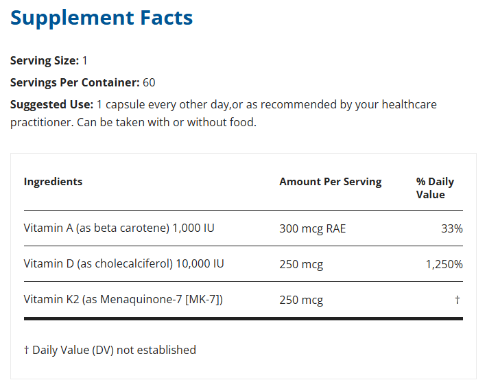 Restorative Formulations - Vitamin D3 Balance - 60 Caps
