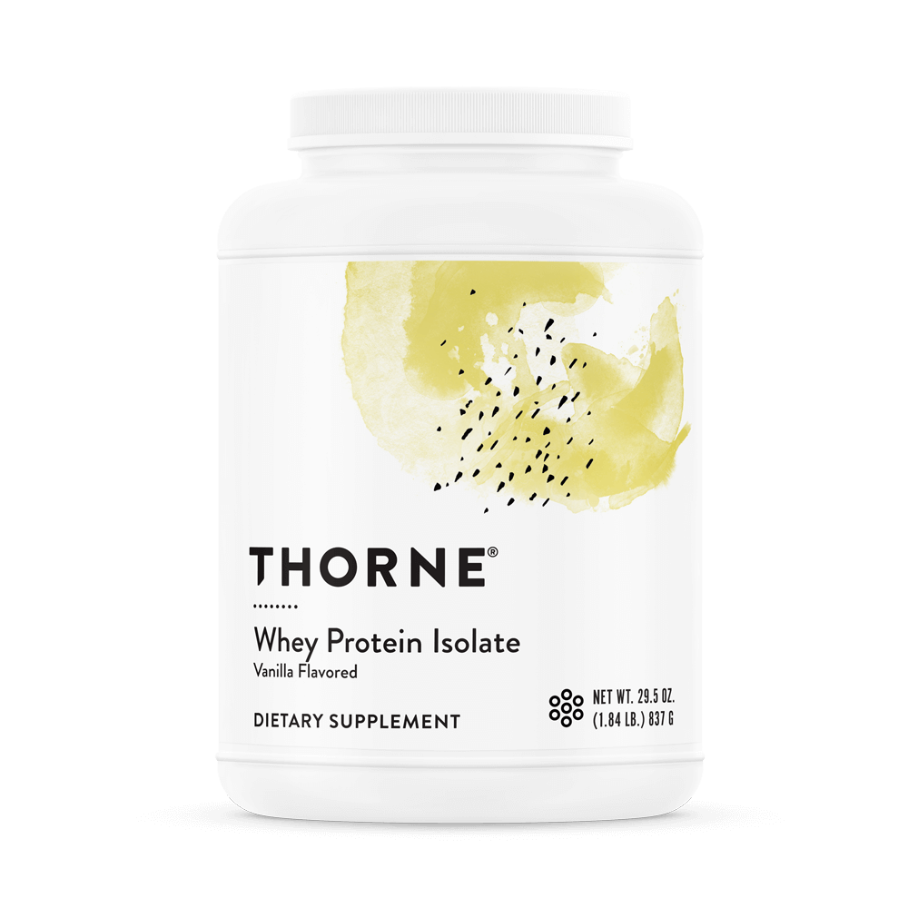 THORNE Whey Protein Isolate Vanilla NSF