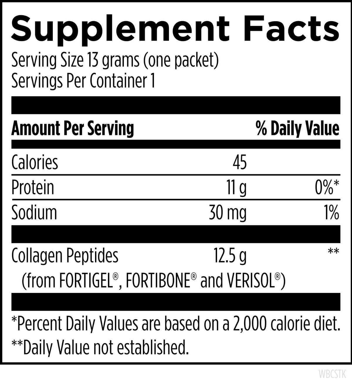Designs for health Whole Body Collagen® 10 single-use packets