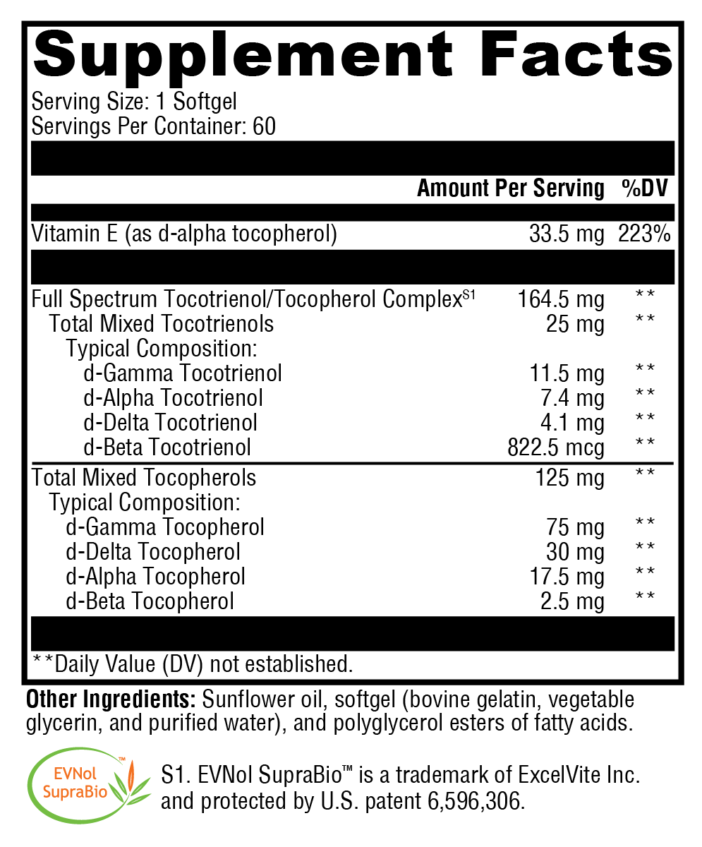 XYMOGEN Xcellent E™ 60 Softgels