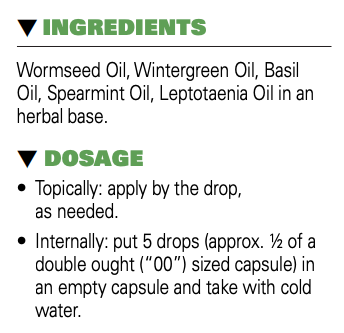 Systemic Formulas - WO – China Healing Oil