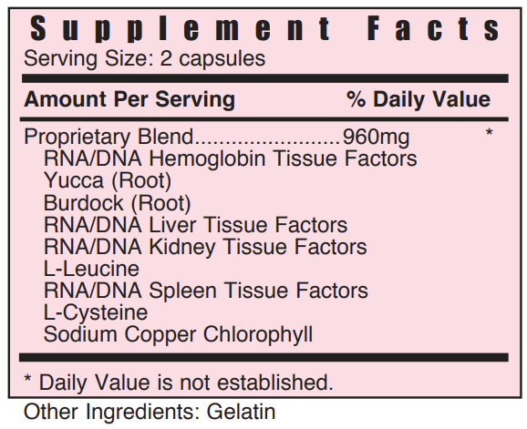 Systemic Formulas - BLDB Tonic