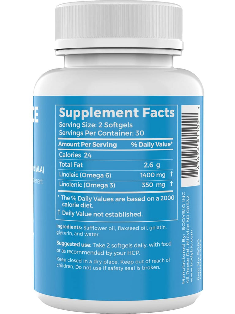 BodyBio Balance Oil 60 Softgels