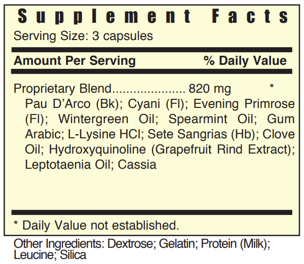 Systemic Formulas - CX4 FungDX
