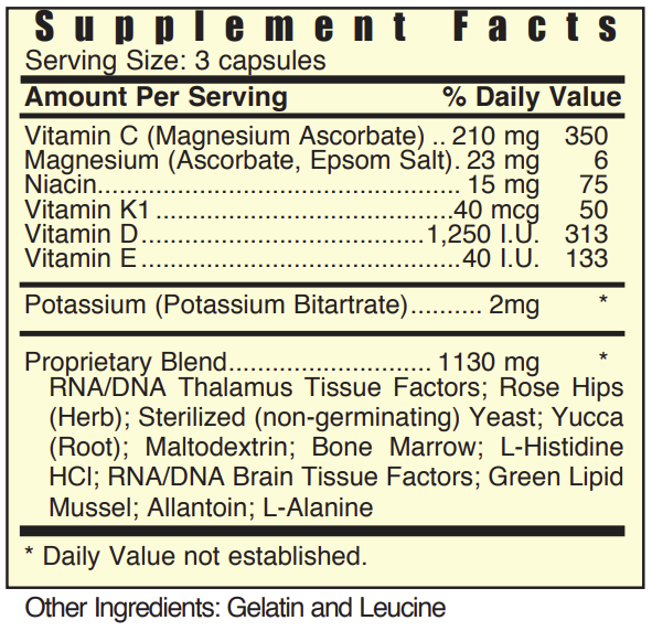 Systemic Formulas - CX5 Stabilizer