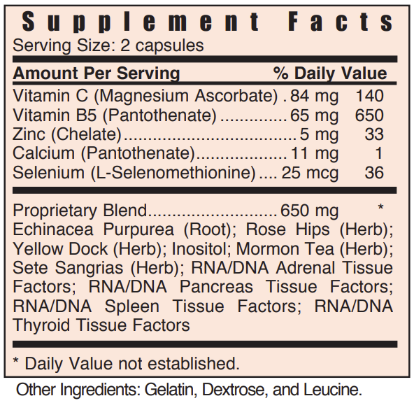 Systemic Formulas - CXGa Adrenal