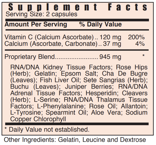 Systemic Formulas - CXK Kidneys
