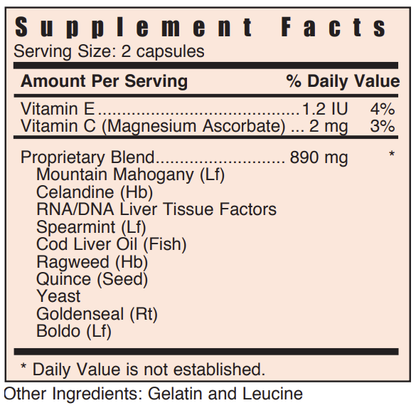 Systemic Formulas - CXL Liver