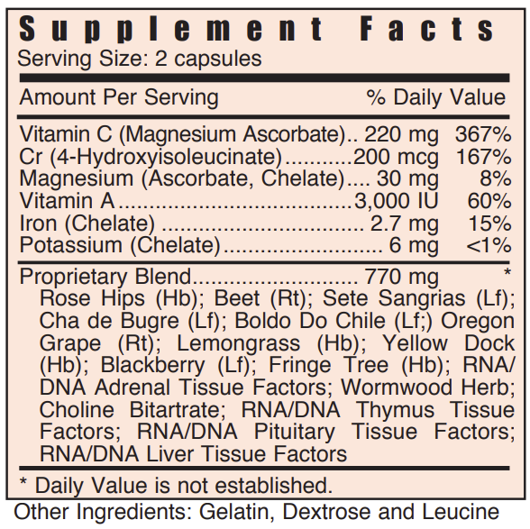 Systemic Formulas - CXLs Liver S