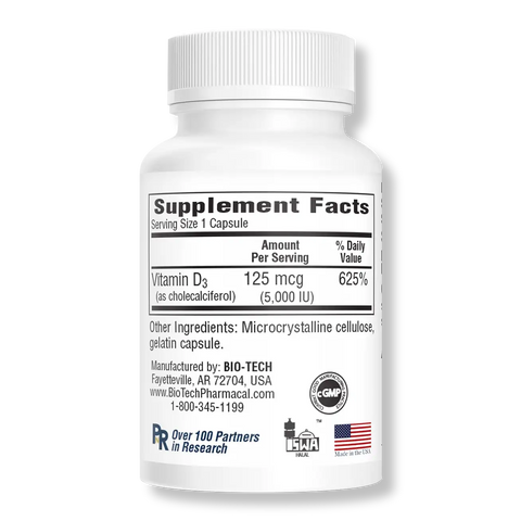BIO-TECH PHARMACAL D3-5 (5000 IU)