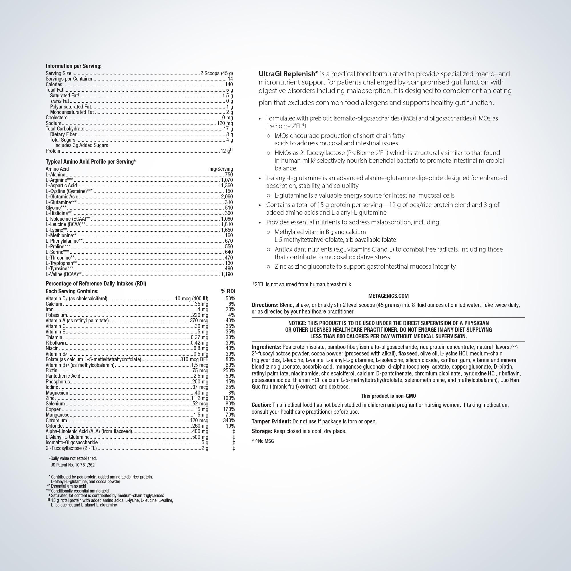 METAGENICS UltraGI Replenish®