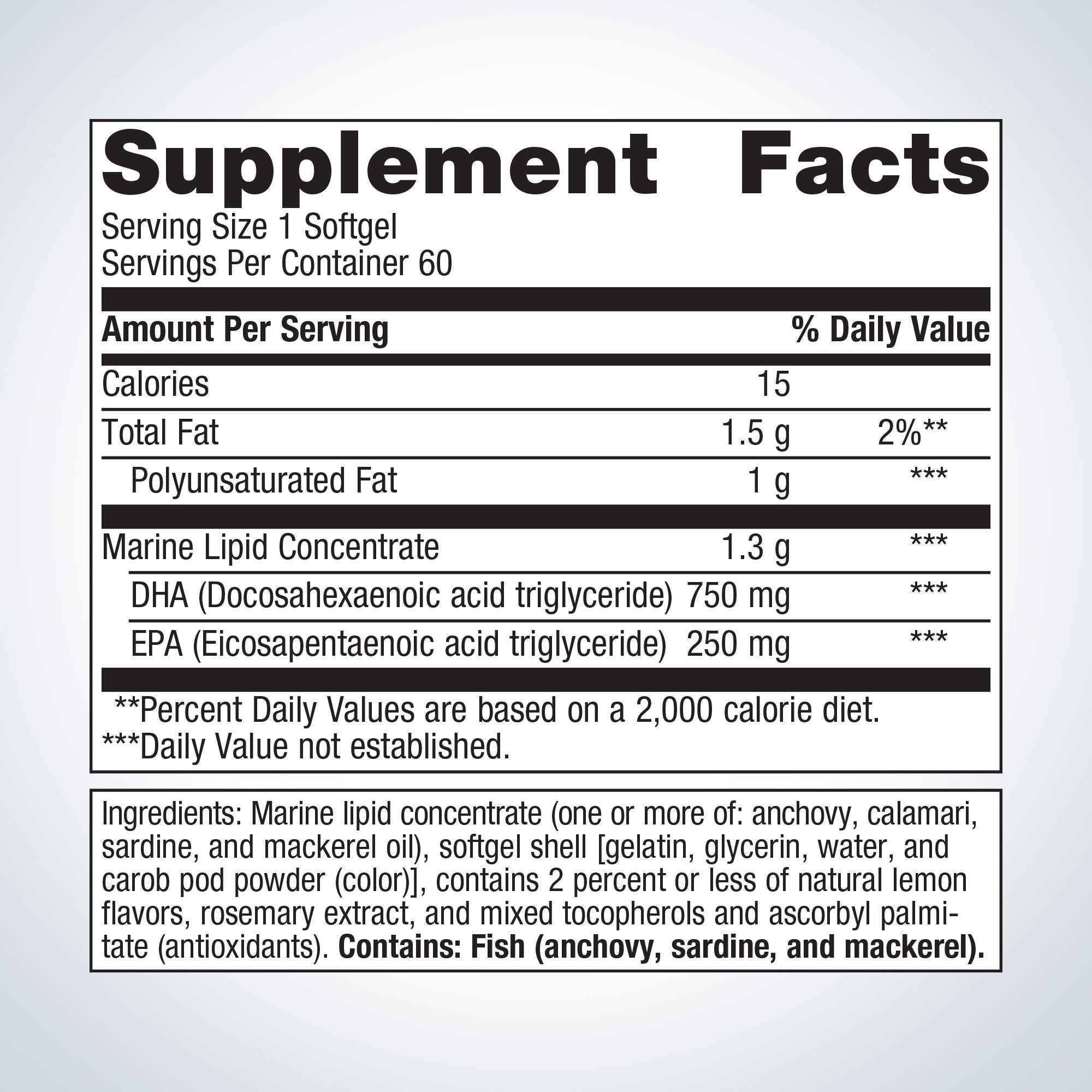 METAGENICS OmegaGenics Fish Oil Neuro 1000 mg | Hasan Mirza, MD