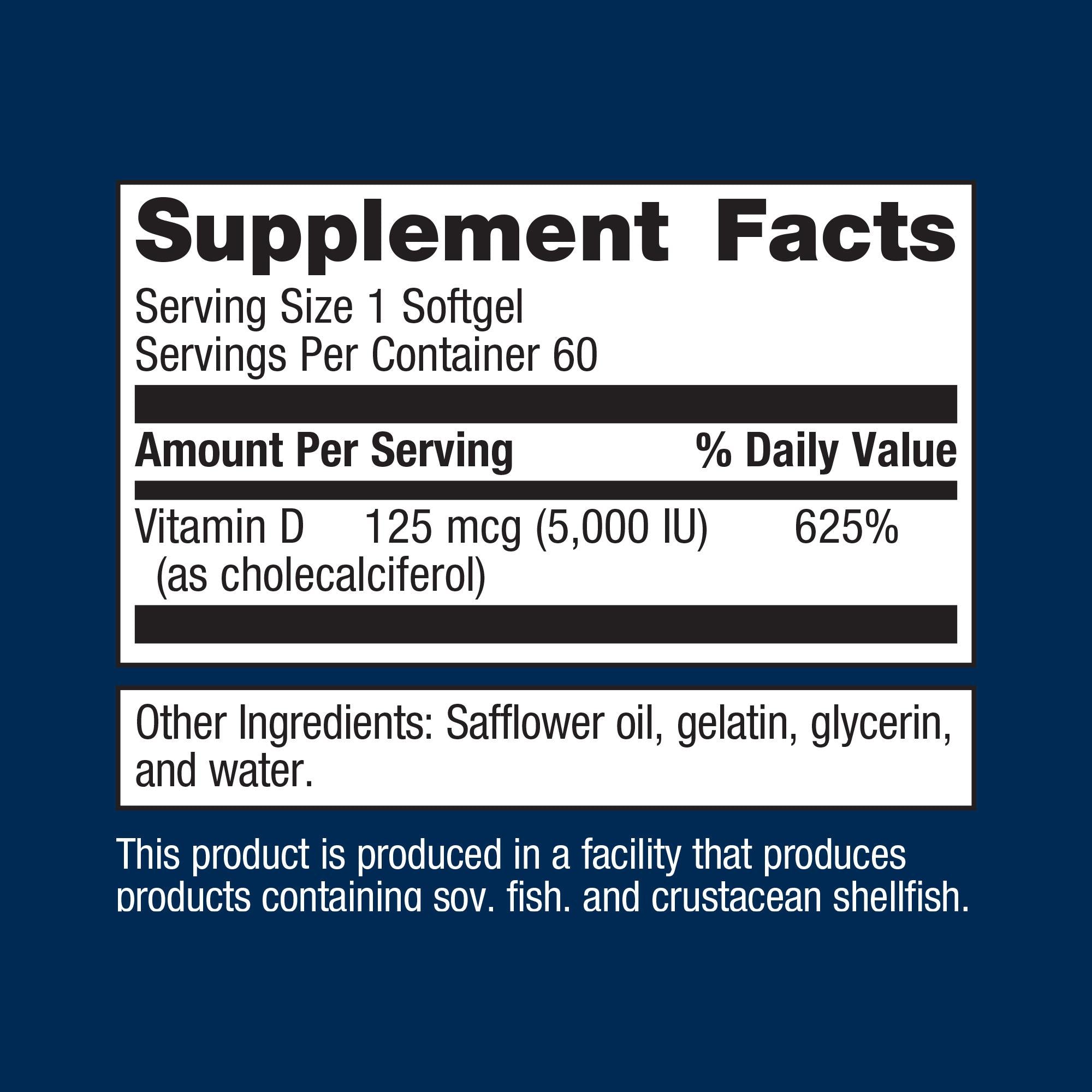 METAGENICS Vitamin D3 5000