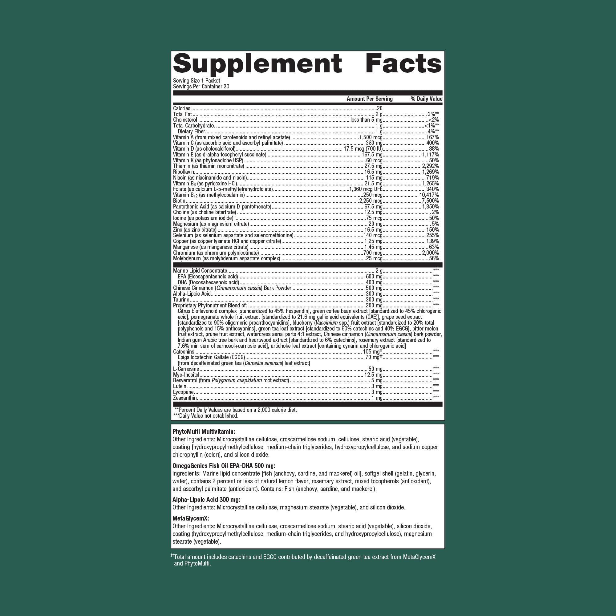 Daily nutrition supplement packs | Hasan Mirza, MD