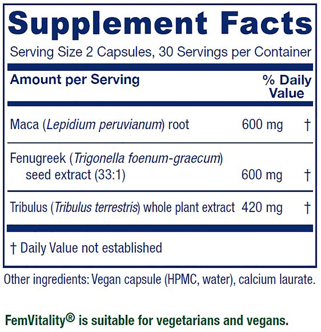 FemVitality™ ~ Libido Support ~ 60 capsules