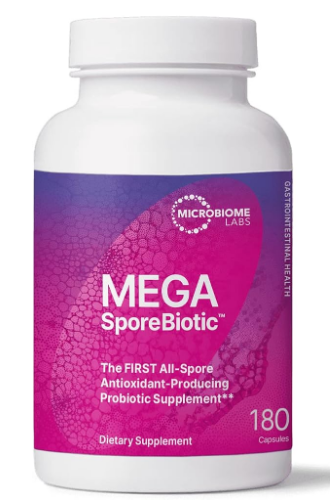 Microbiome Labs MegaSporeBiotic capsules — supports microbiome balance
