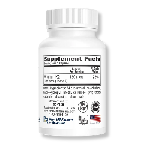 BIO-TECH PHARMACAL MK-7 (Vitamin K2)