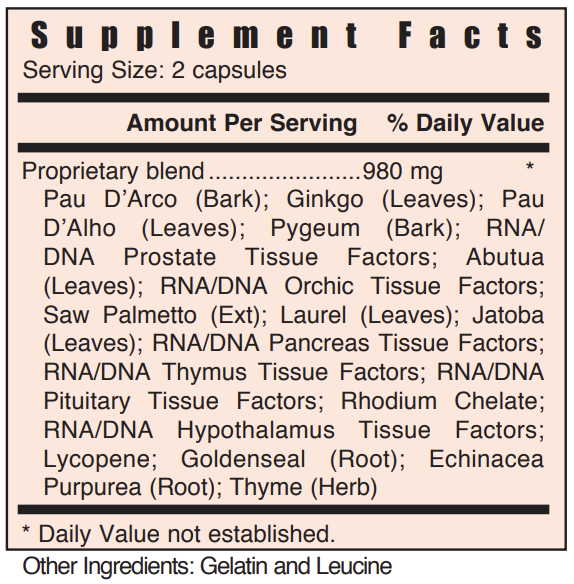 Systemic Formulas - Mpc – Prostata Corrector