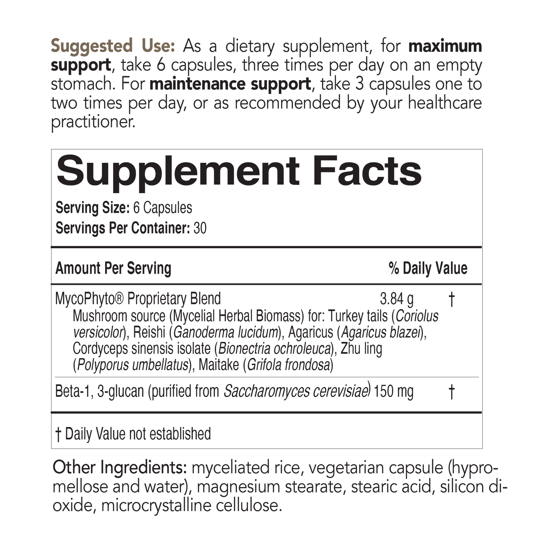 EcoNugenics - MycoPhyto 180 Capsules