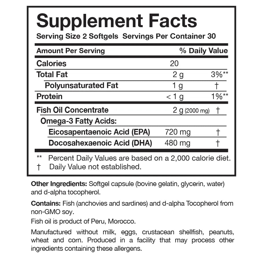Researched Nutritionals Omega-3 Plus™