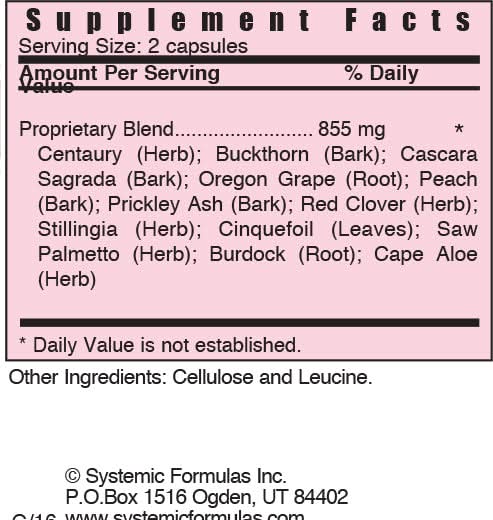 Systemic Formulas - OXAA Organizer Cell