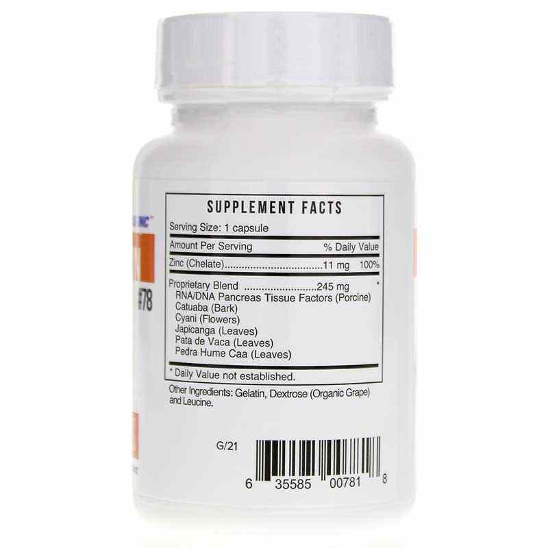 Systemic Formulas - P – Pancreas