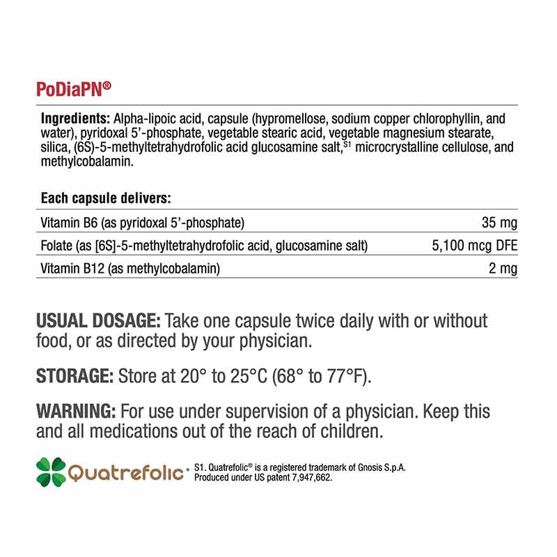 XYMOGEN PoDiaPN 60 Capsules