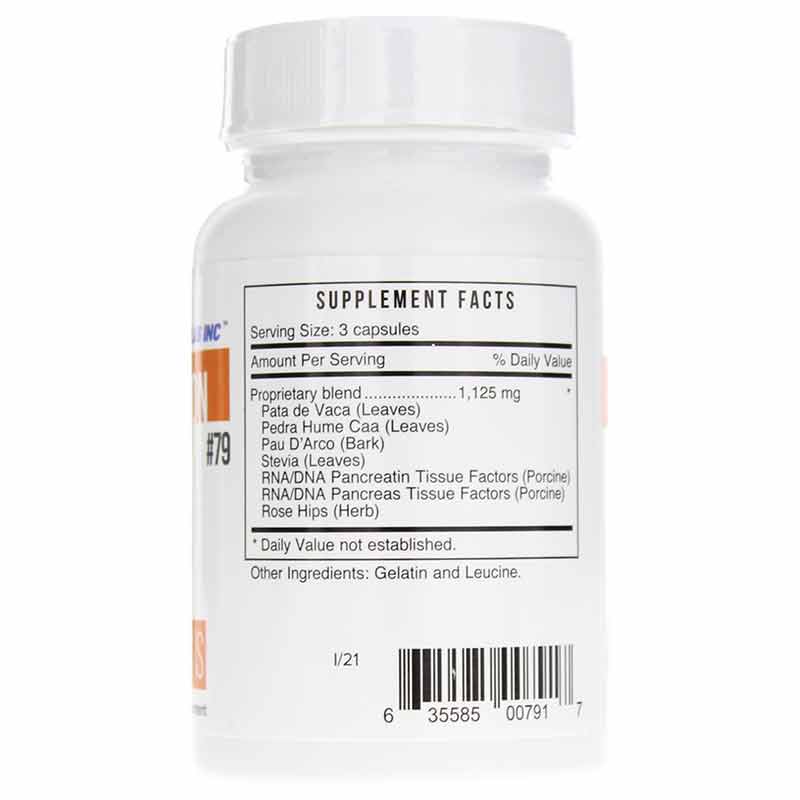 Systemic Formulas - Ps – Pancreas S