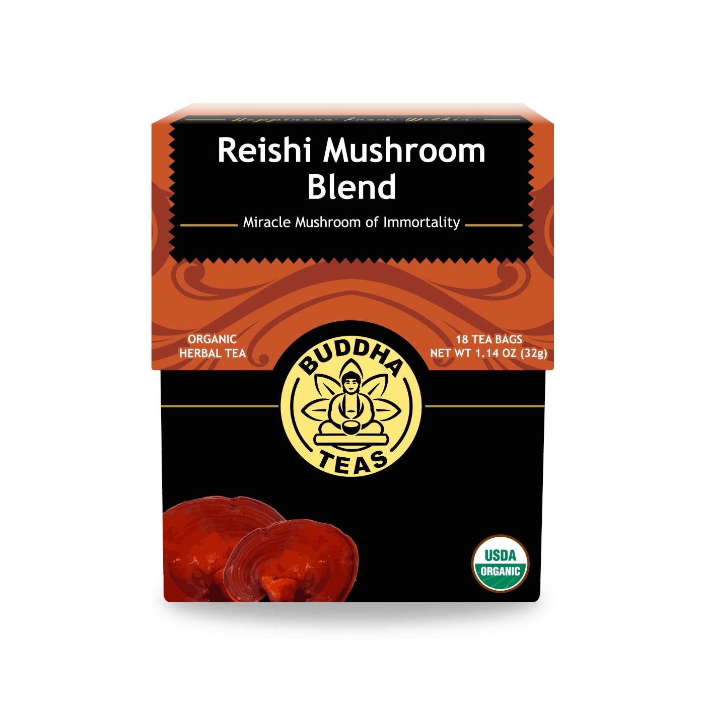 Buddha Teas - Reishi Mushroom Blend 18 Bags