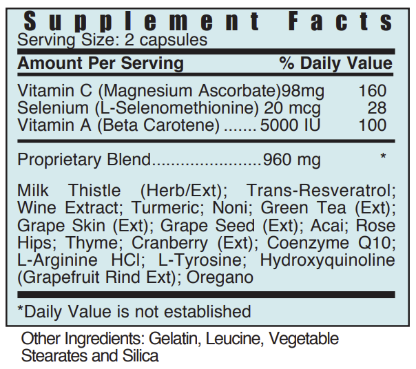 Systemic Formulas - ROX Super Antioxidant