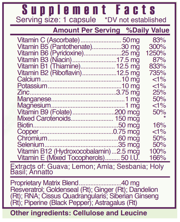 Systemic Formulas - CELL VITALITY