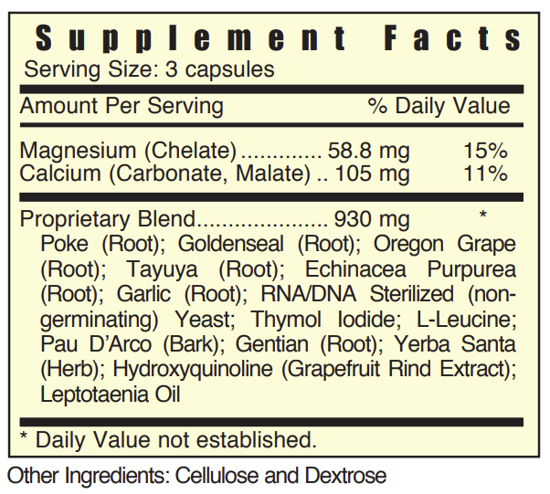Systemic Formulas - T3 Bactrex Tincture