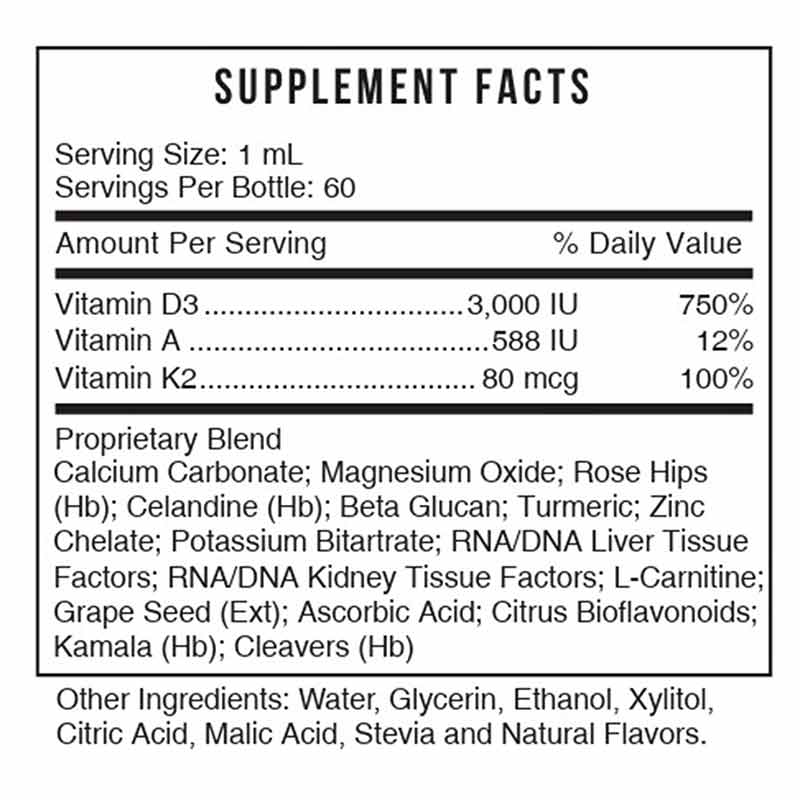 Systemic Formulas - VITD3 LQ
